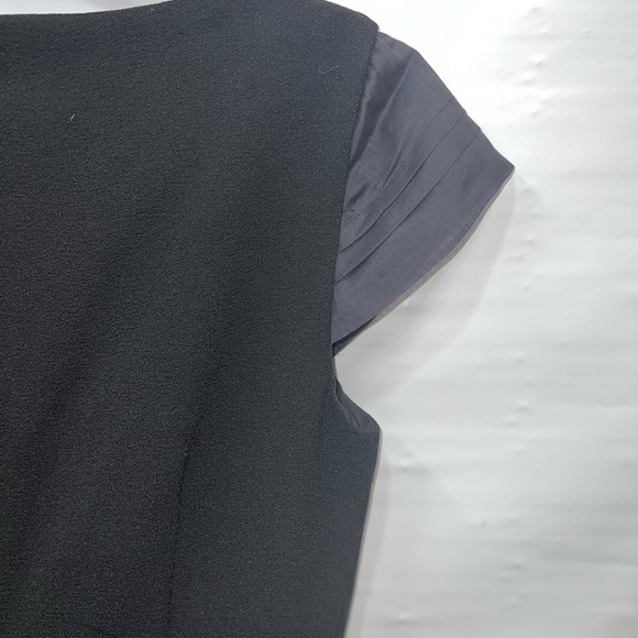 Tory Burch Dress Women’s Sz 8 Black Polyester Blend Sleeveless Zip Up - Picture 10 of 13